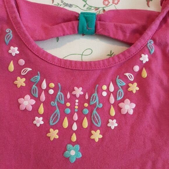 NANETTE Dress‎ Embroidered Tiered Rainbow size 7 - Picture 6 of 7